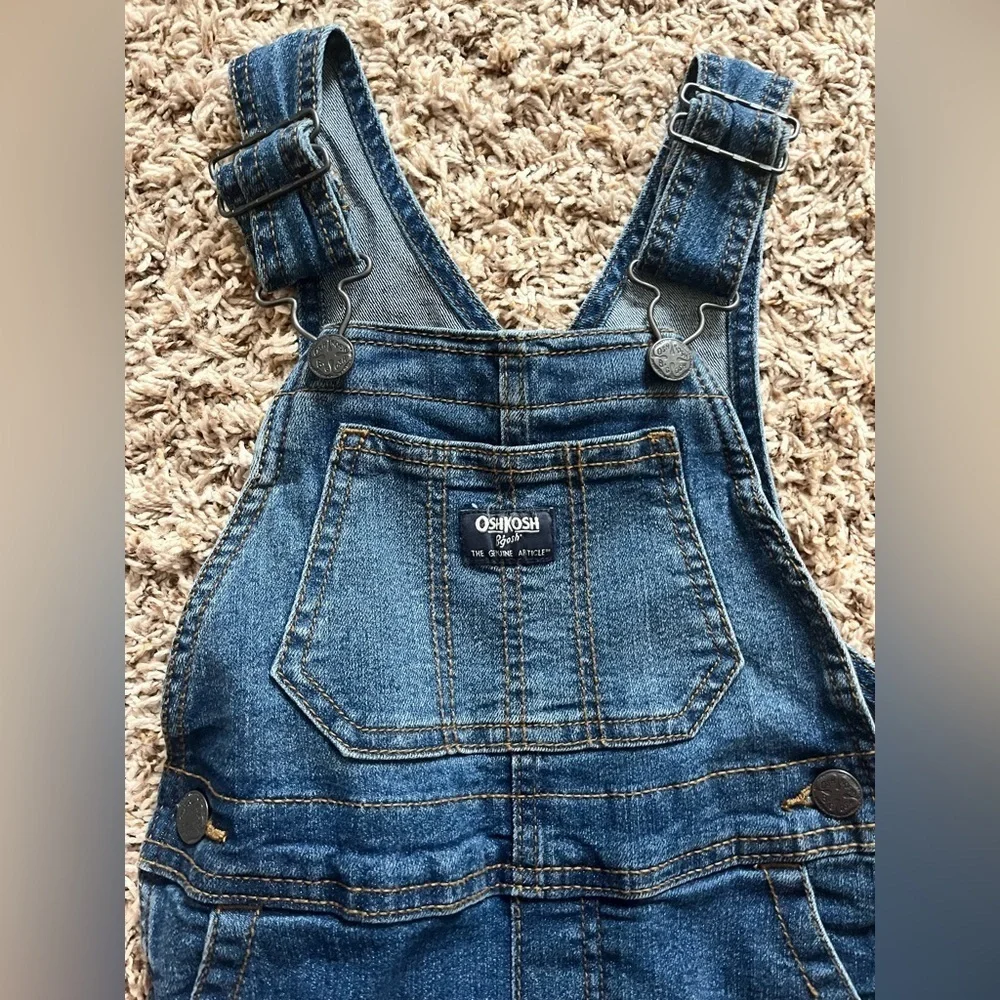 OshKosh B'gosh denim overalls